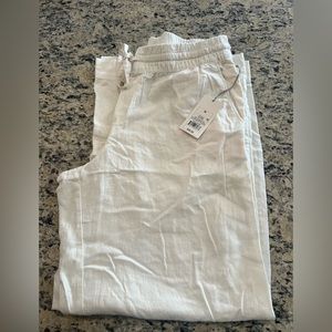 A New Day Wide Leg Linen Pants